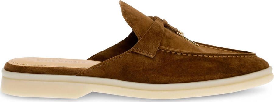Steve Madden Patrizia suède muiltjes bruin