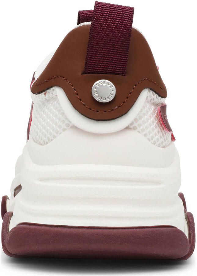 Steve Madden Dames Sneakers Wit SM19000033 WSC Possession-E