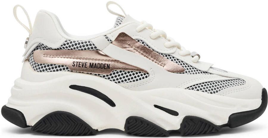 Steve Madden Possesion-E chunky sneakers wit goud zwart - Foto 2