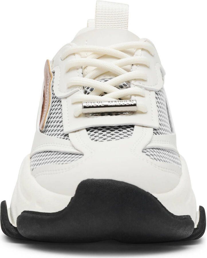 Steve Madden Possesion-E chunky sneakers wit goud zwart