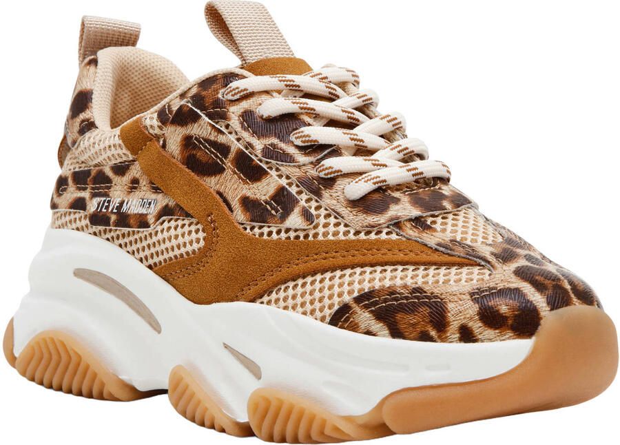 Steve Madden Possession chunky sneakers bruin panterprint - Foto 2