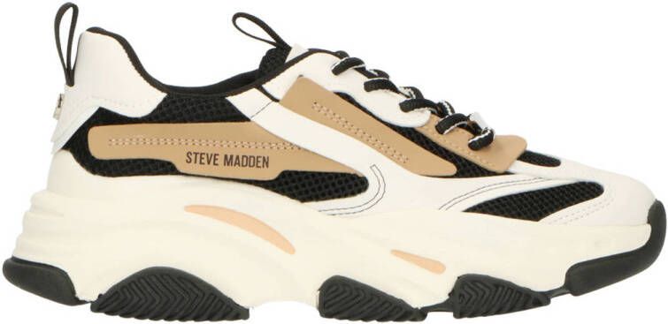 STEVE MADDEN Possession-E tan Zwart Kunststof Lage sneakers Dames - Foto 3