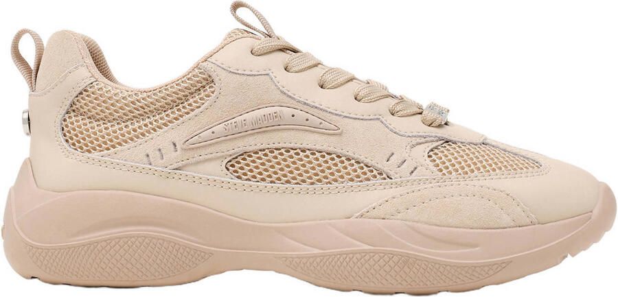 Steve Madden Premio-E chunky leren sneakers beige
