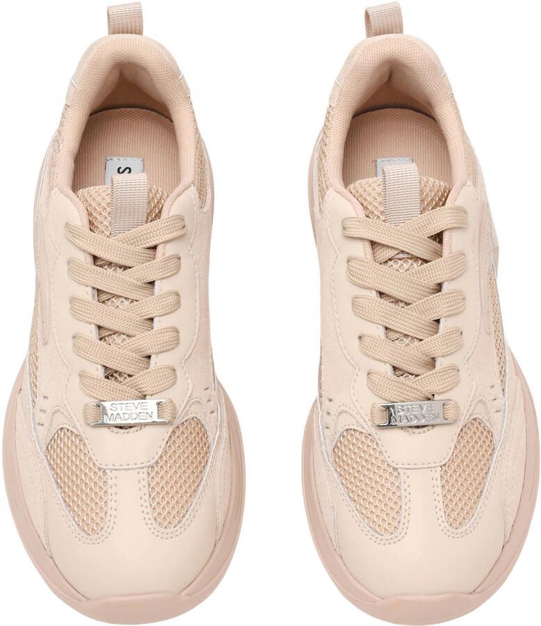 Steve Madden Premio-E chunky leren sneakers beige - Foto 2