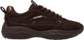 Steve Madden Premio-E chunky leren sneakers donkerbruin - Donkerbruin