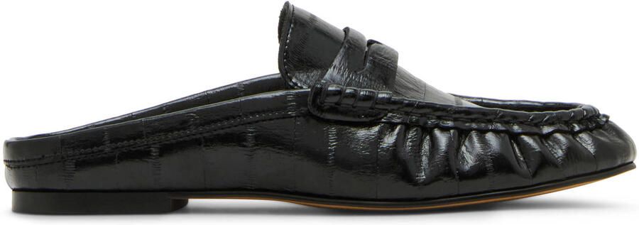 Steve Madden Rafe imitatieleren slippers zwart