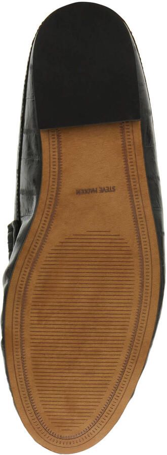 Steve Madden Rafe imitatieleren slippers zwart - Foto 3