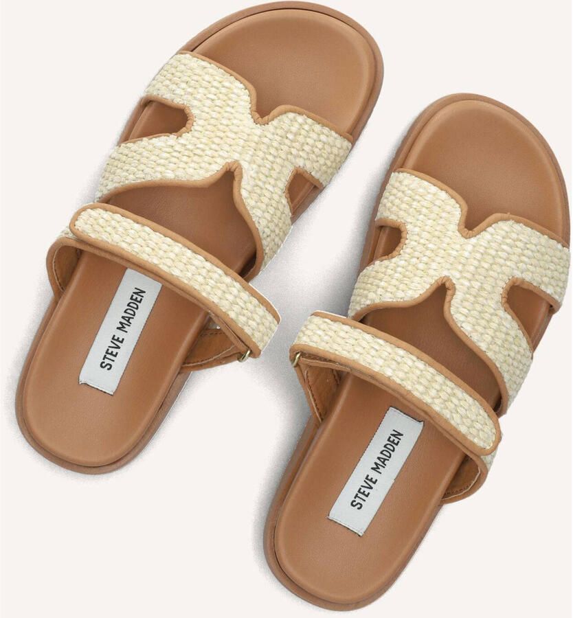 Steve Madden Leren slippers met klittenband model 'MISSILE' - Foto 3