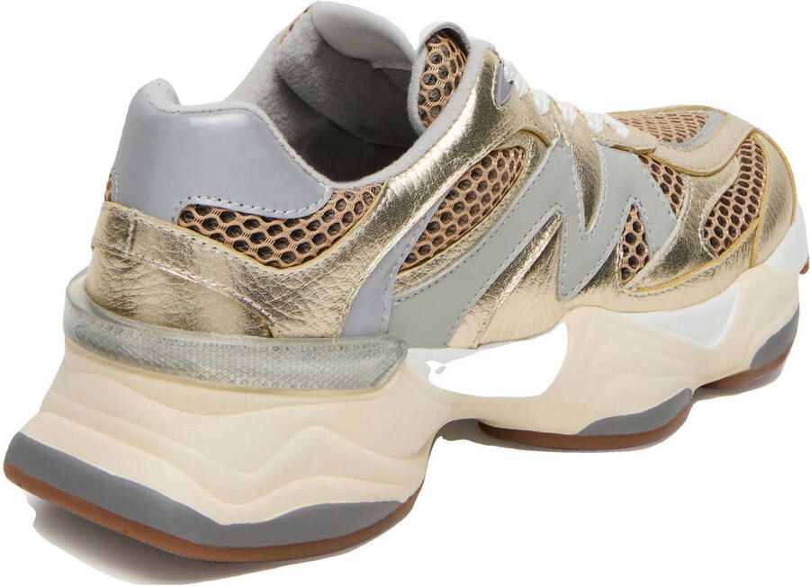 STEVE MADDEN Sneakers laag 'Speeder' ecru lichtblauw goud - Foto 3