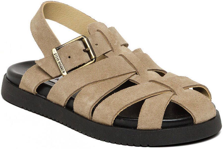 Steve Madden suède sandalen taupe - Foto 2