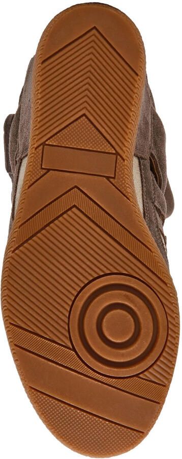 Steve Madden suède sneakers met sleehak taupe - Foto 3