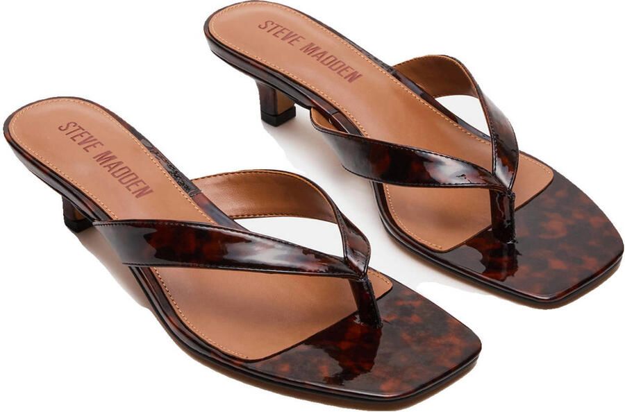 Steve Madden Tracie leren muiltjes bruin - Foto 7