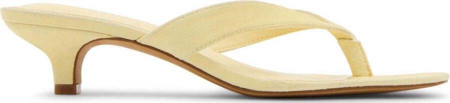 Steve Madden Tracie suède muiltjes geel