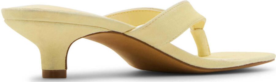 Steve Madden Tracie suède muiltjes geel - Foto 3