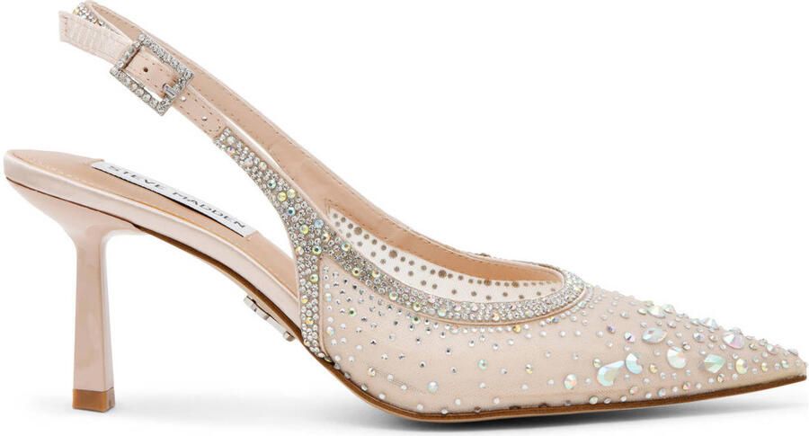 Steve Madden Vero slingback pumps met strass champagne