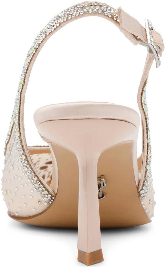 Steve Madden Vero slingback pumps met strass champagne - Foto 3