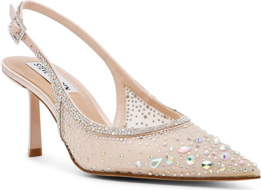 Steve Madden Vero slingback pumps met strass champagne - Foto 2