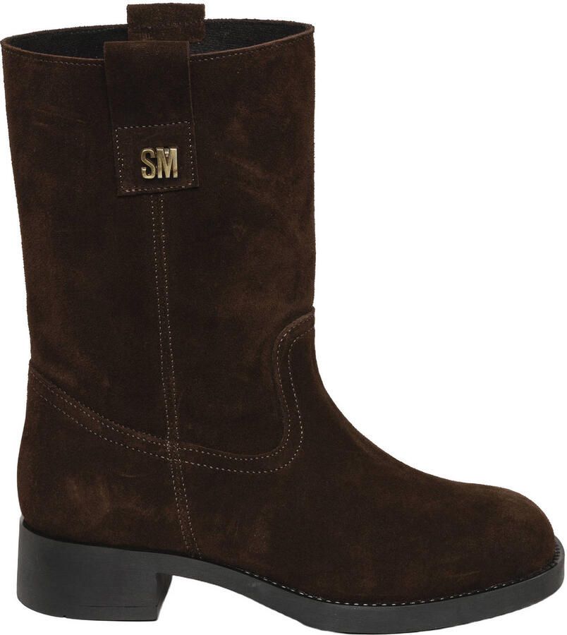 Steve Madden Zethy suède laarzen donkerbruin