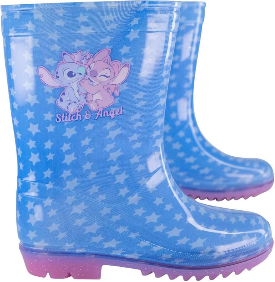 Stitch regenlaarzen met profielzool blauw - Foto 2