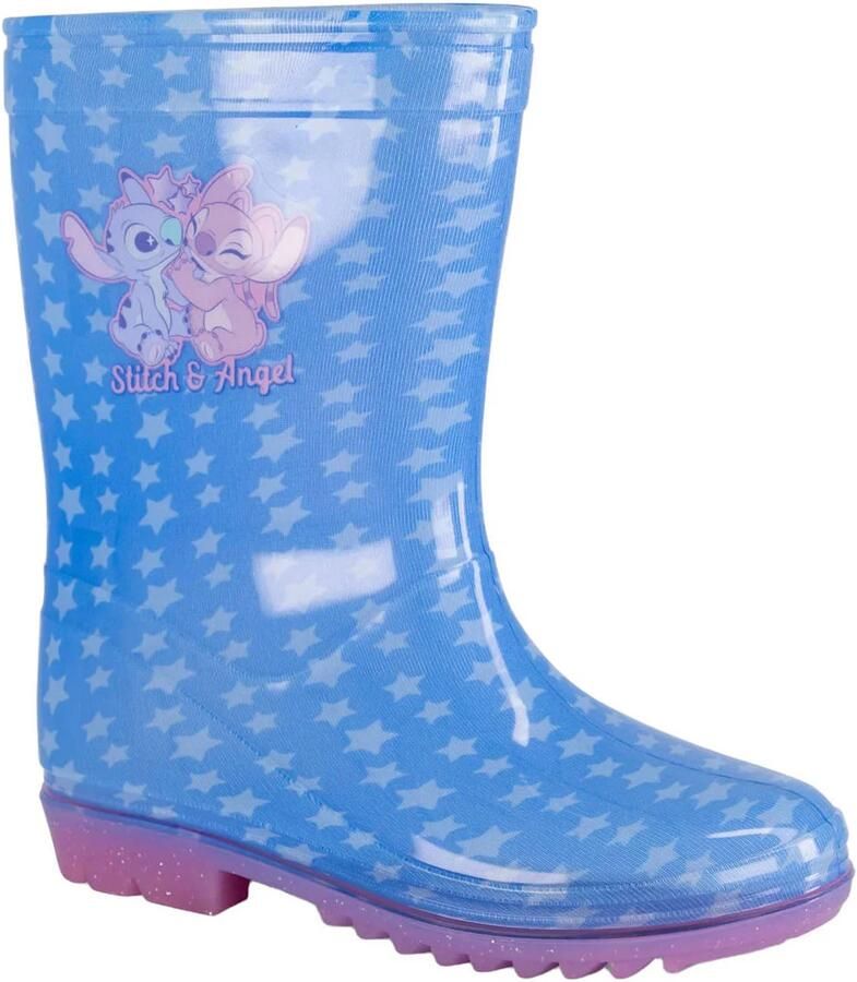 Stitch regenlaarzen met profielzool blauw - Foto 3
