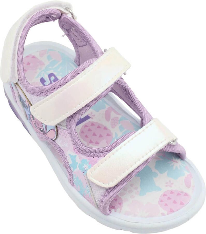 Stitch sandalen paars wit met lichtjes - Foto 2