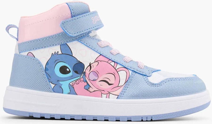 Stitch sneakers lichtblauw