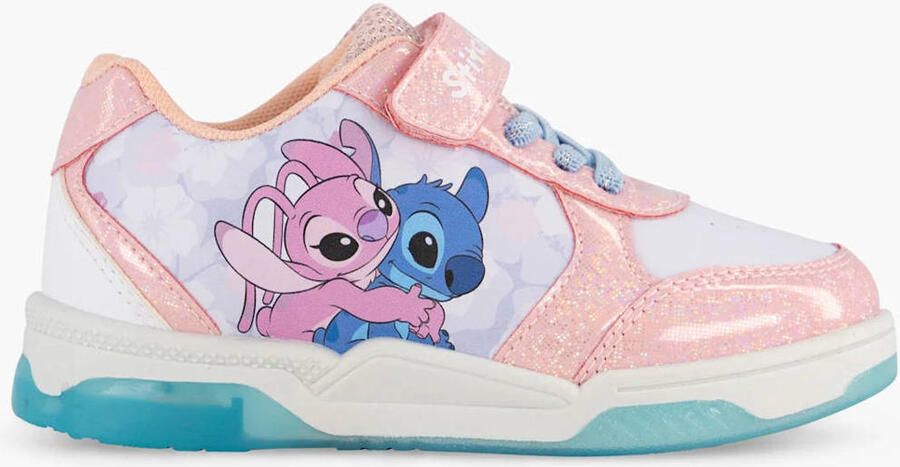 Stitch sneakers met lichtjes roze