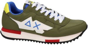 SUN68 Nikki Solid suède sneakers kaki