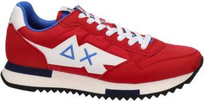 SUN68 Nikki Solid suède sneakers rood