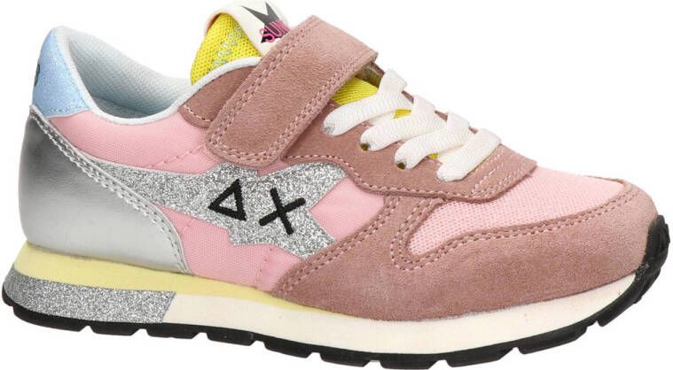 Sun 68 Sun68 Stargirl Glitter meisjes sneaker Roze