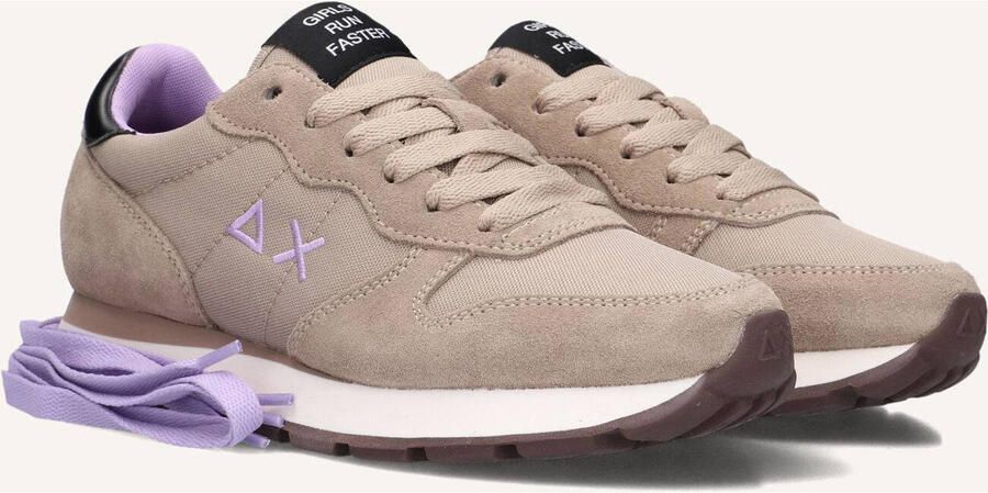 Sun68 Ally Solid Sneakers Dames Beige - Foto 3