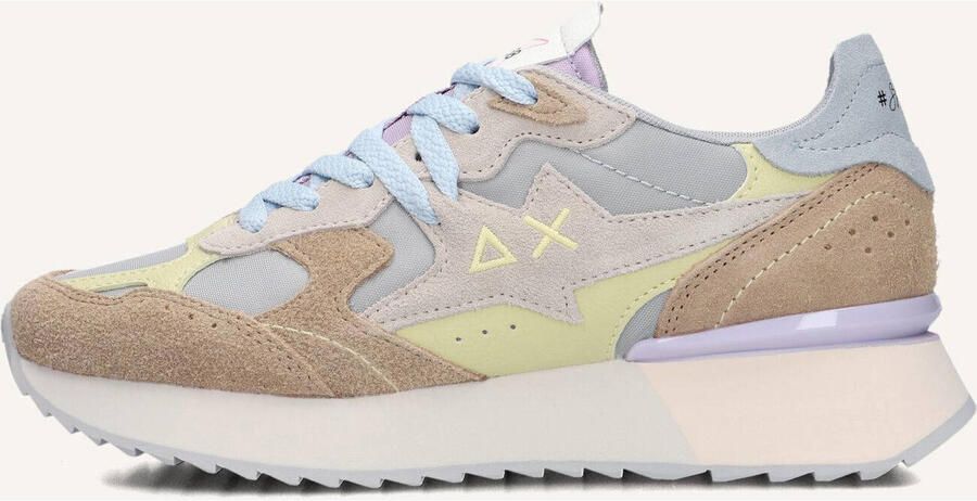 Sun68 Stargirl Sneakers Dames Beige