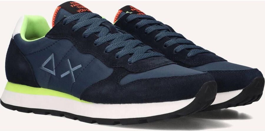 Sun68 Lage Sneakers Z36102 TOM FLUO-502 07 NAVY BLUE - Foto 2