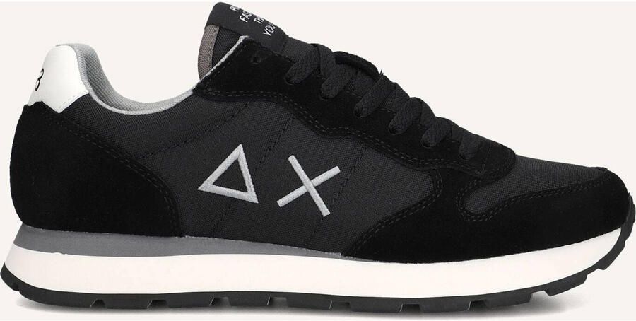 Sun68 Tom Solid Heren Sneakers Schoenen Zwart Z46101
