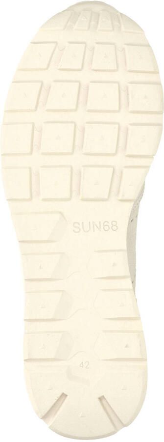 SUN68 Tom Raw Edge suède sneakers ecru - Foto 3