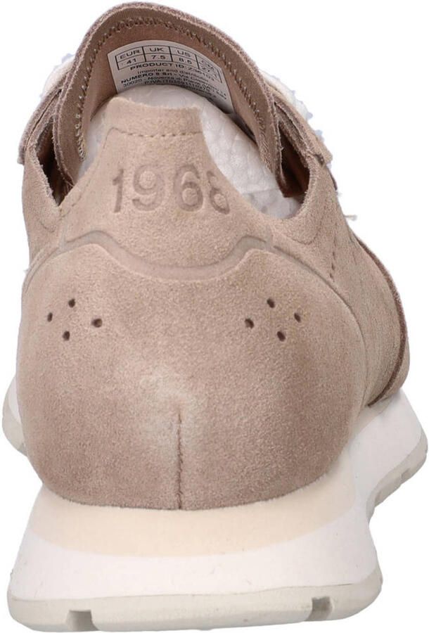 SUN68 Tom Raw Edge suède sneakers taupe - Foto 3