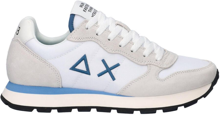 SUN68 Tom Solid sneakers wit blauw