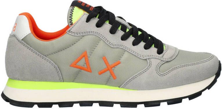 SUN68 Tom Fluo sneakers lichtgrijs