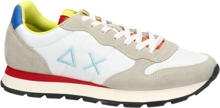Sun68 Kleurrijke Herensneaker met Optimaal Comfort en Extra Stabiliteit White Heren