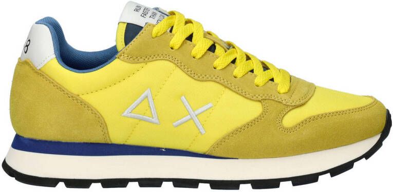 Sun68 Heren Lage Sneakers Tom Solid Nylon Yellow Heren