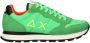 Sun68 Groene herensneakers met voorgevormd voetbed en verharde hiel Green Heren - Thumbnail 1