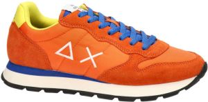 SUN68 Tom Solid suède sneakers oranje