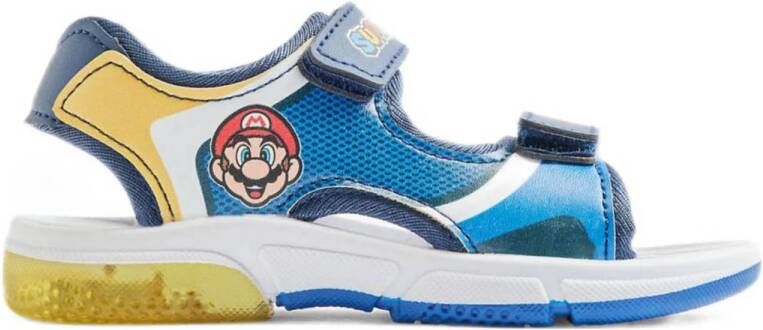 Super Mario sandalen blauw