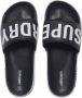 Superdry Sport Code Core Pool Slide badslippers zwart wit - Thumbnail 1