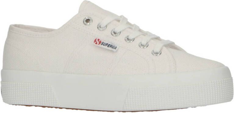 Superga Platform Sneakers voor modebewuste vrouwen White Dames