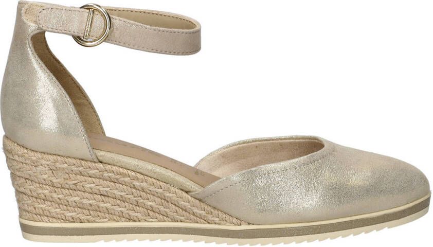 Tamaris espadrilles goud