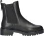 Tamaris gevoerde leren chelsea boots zwart - Thumbnail 1