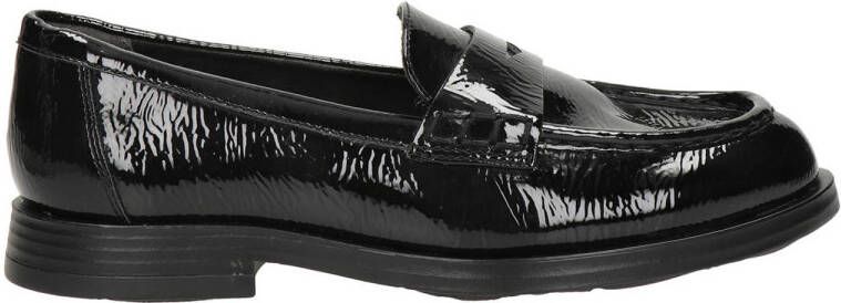 Tamaris lak loafers zwart