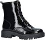 Tamaris lakleren veterboots zwart - Thumbnail 1