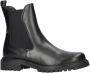 Tamaris leren chelsea boots zwart - Thumbnail 1